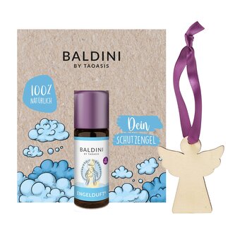 TAOASIS Baldini Aroma mini set Angel Scent BIO (10 ml) - dřevěná visačka jako difuzér TAOASIS Baldini Aroma mini set Angel Scent BIO (10 ml) - dřevěná visačka jako difuzér