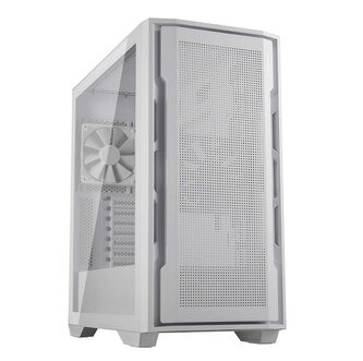 COUGAR PC skříň UNIFACE White Mid Tower Mesh Front Panel 2 x ARGB Fans TG Left Panel