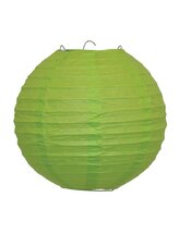 Lampion papírový 25 cm, zelený