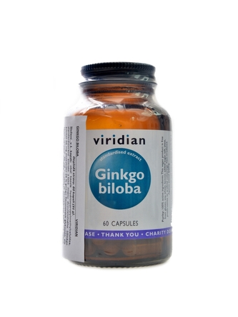 Viridian - Ginkgo Biloba 60kapslí