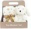 Dárkový set s dětskou dekou s plyšovým pejskem