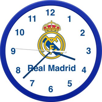 Nástěnné hodiny Real Madrid: Hlavní logo (průměr 25 cm)