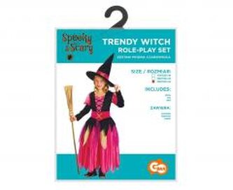 Strój dla dzieci Modna Czarownica rozm.130/140cm