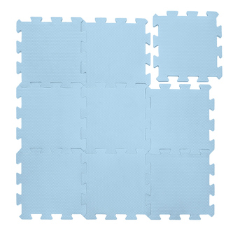 Pěnová podložka Puzzle 30x30 cm 9ks, Floral Blue Pěnová podložka Puzzle 30x30 cm 9ks, Floral Blue