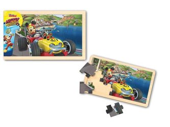 Drewniana układanka Mickey and the Roadster Racers