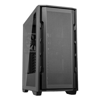 COUGAR PC skříň UNIFACE Black Mid Tower Mesh Front Panel 2 x ARGB Fans TG Left Panel