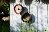 Krmítko - Organic bird feeder - chestnut brown 25 cm