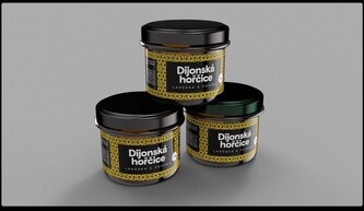 Hořčice dijonská 170 g LES FRUITS DU PARADIS