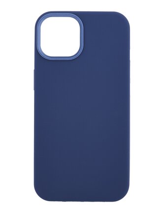 Pouzdro Liquid Frame s podporou MagSafe iPhone 13/14 - tm.modrý