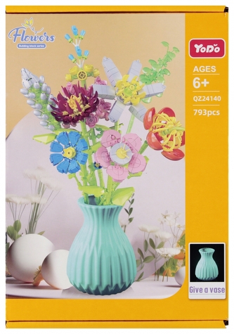 Klocki konstrukcyjne Kwiaty 793szt MEGA CREATIVE 567478 Klocki konstrukcyjne Kwiaty 793szt MEGA CREATIVE 567478