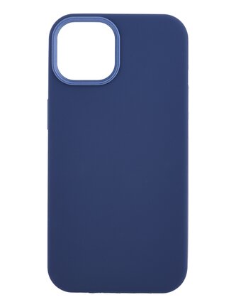 Pouzdro Liquid Frame s podporou MagSafe iPhone 15 - tm.modrý