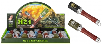 ZEST WOJSKO B/O GRANAT SPRAY 23CM MC 8/72/144