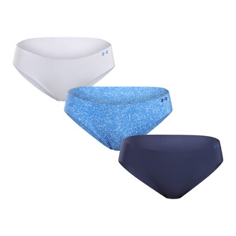 3PACK dámské kalhotky Under Armour bezešvé vícebarevné (1383898 402) L