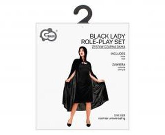 Strój Czarna dama rozm. uniw.
