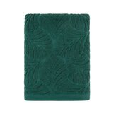 Ręcznik | ESTRELLA | bawełniany zielony w liście | 50x90 cm | 896953