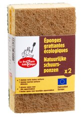 La Droguerie Ecologique by Ecodis Sada houbiček na nádobí - zelená a hnědá (2 ks) - poradí si i s tvrdohlavou špínou