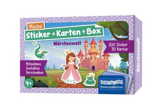 Meine Sticker + Karten + Box - Märchenwelt