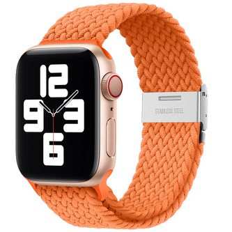 Pletený řemínek pro Apple Watch 38/40/41/42(S10)mm,Oranžový