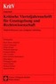 Kritische Vierteljahresschrift für Gesetzgebung und Rechtswissenschaft