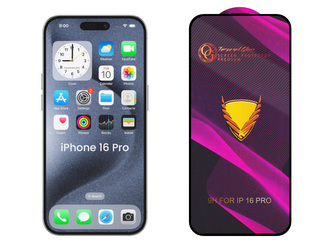 3D Ochranné tvrzené sklo na iPhone 16 Pro