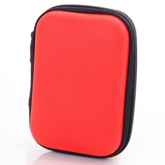 Cestovní barevné úložné pouzdro,Červená