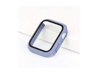 Ochranné pouzdro se sklíčkem pro Apple Watch 45mm,Modro-šedý