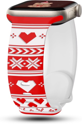 Vánoční řemínek pro Apple Watch 42/44/45/49,2