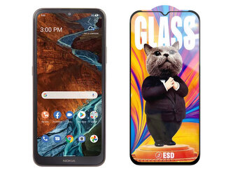 3D Ochranné tvrzené sklo na Nokia G300 - Mr. Cat ESD