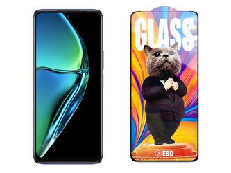 3D Ochranné tvrzené sklo na Infinix HOT 20 4G/X6826B - Mr. Cat ESD