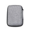 Úložné cestovní pouzdro,Šedé obdélníkové 12x8x4cm