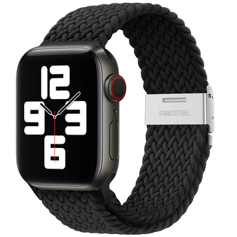 Pletený řemínek pro Apple Watch 38/40/41/42(S10)mm,Černý