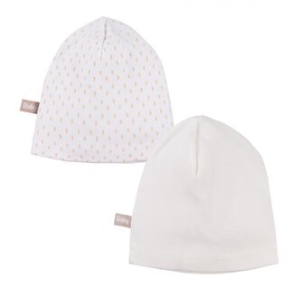 EWA 906694 Czapka Smerfetka 2-pak ecru 68