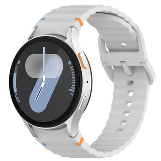 Vroubkovaný řemínek pro Samsung Galaxy Watch 7,Šedá