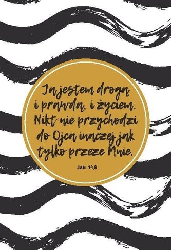 A Kartka składana - Ja jestem drogą złocona