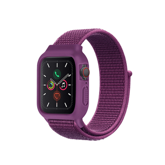 Nylonový set 2v1 pro Apple Watch 38/40/41/42(S10)mm,Fialová