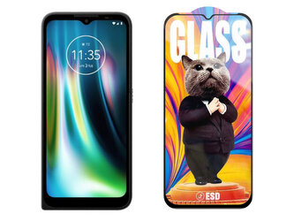3D Ochranné tvrzené sklo na Motorola Defy 2021 - Mr. Cat ESD