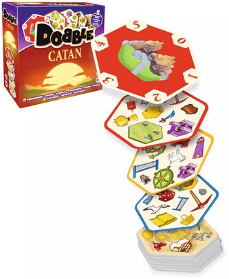 Hra postřehová Dobble Catan CZ