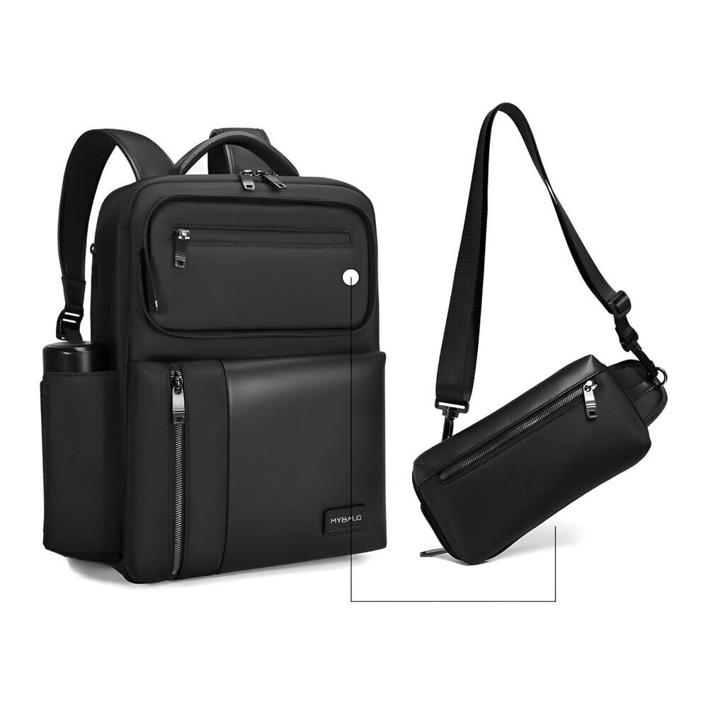 MyBalo Narvalo DUO batoh na notebook 2v1 černý