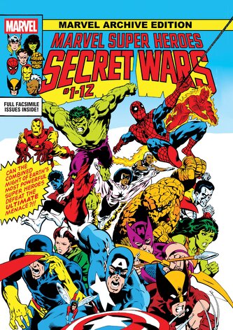 Marvel Archive Edition: Marvel Super Heroes Secret Wars Gallery Edition Mike Zeck Original First Issue Cover