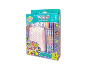 Piórnik i portfelik do kolorowania Shine STnux