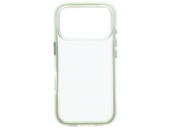 Tvrzený kryt se světle zelenými okraji pro iPhone 17 Pro Max