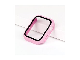 Ochranné pouzdro se sklíčkem pro Apple Watch 38mm,Světle růžový
