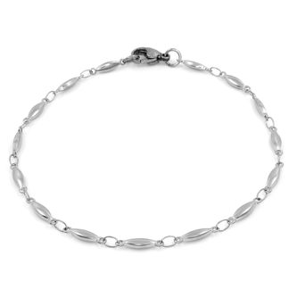 Jemný náramek - chirurgická ocel, délka 21 cm