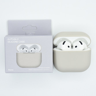 Jednobarevný obal pro AirPods 4,Stone