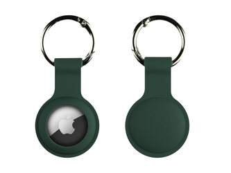 Silikonová klíčenka pro Airtag,Tmavě zelená