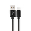Pletený kabel 1m USB na USB-C,černý