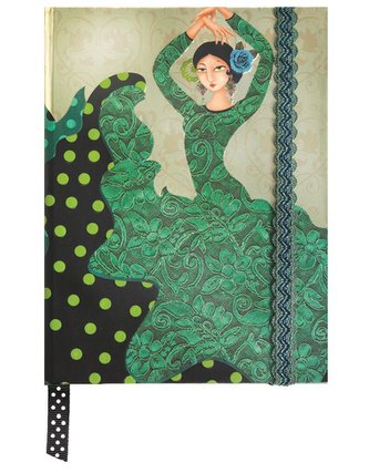 Notatnik ozdobny 0022-02 FLAMENCO Bulerias