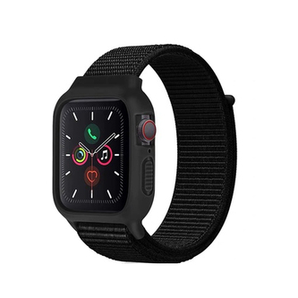 Nylonový set 2v1 pro Apple Watch 38/40/41/42(S10)mm,Černá