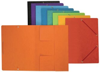 TECZKA PRESZPANOWA Z GUMKĄ BANTEX A4 NIEBIESKI