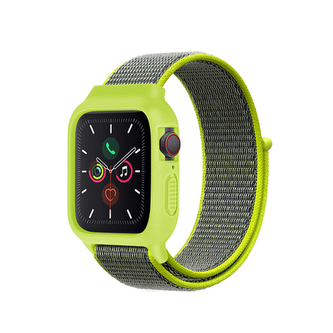 Nylonový set 2v1 pro Apple Watch 38/40/41/42(S10)mm,Jablečno-Šedá
